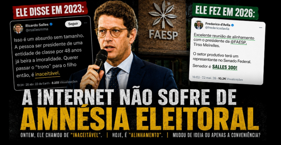 A internet não sofre de amnésia eleitoral 