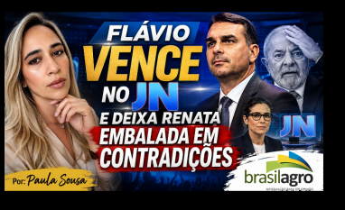 Flávio vence no JN e deixa Renata embalada em contradições 