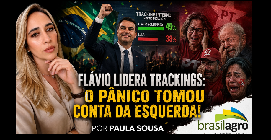 Flávio lidera trackings: o pânico tomou conta da esquerda!