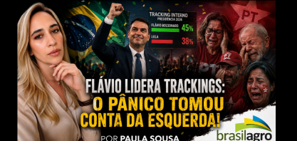 Flávio lidera trackings: o pânico tomou conta da esquerda!