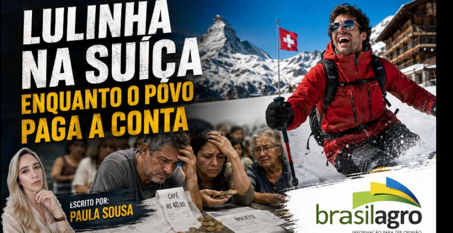 Lulinha na Suíça enquanto o povo paga a conta – Por Paula Sousa