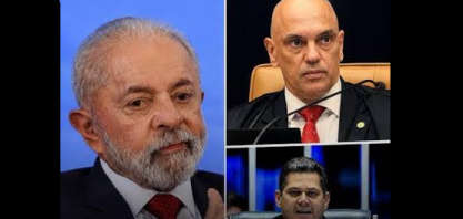 Moraes, Lula e Alcolumbre se juntam na hora do aperto