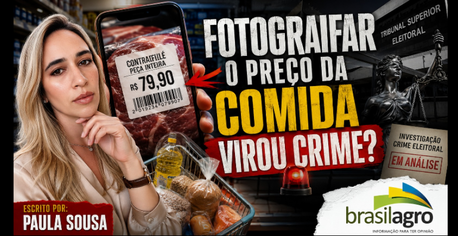 Fotografar o preço da comida virou crime? – Por Paula Sousa