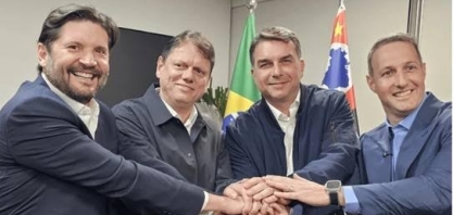 Flávio presidente, Tarcísio governador, Derrite e André do Prado senadores