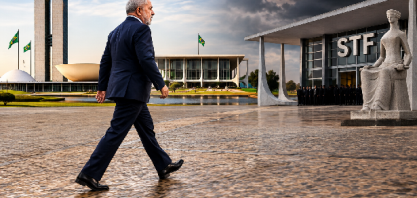 Lula atravessou a praça dos Três Poderes para entrar na crise do STF