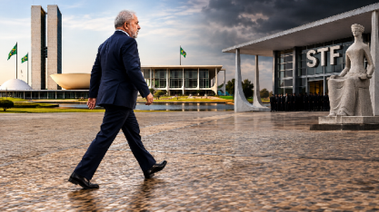 Lula atravessou a praça dos Três Poderes para entrar na crise do STF