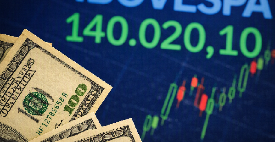 Ibovespa dispara e bate recorde de 206 mil pontos; dólar cai para R$ 5