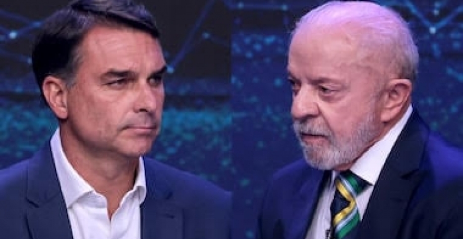 Flávio recebeu cerca de R$ 26mi em doações privadas,34 vezes mais que Lula