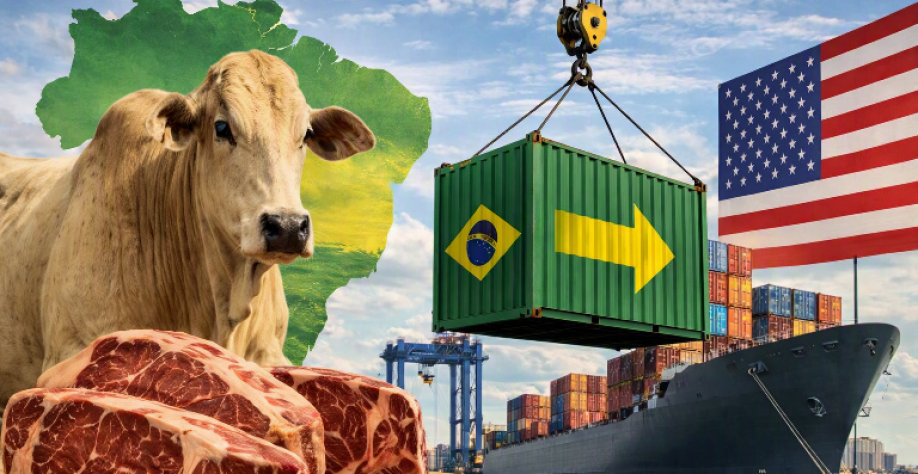 Exportações de carne bovina do Brasil aos Estados Unidos batem recorde